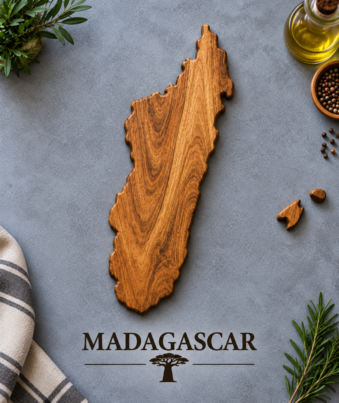 Planche à découper MADAGASCAR